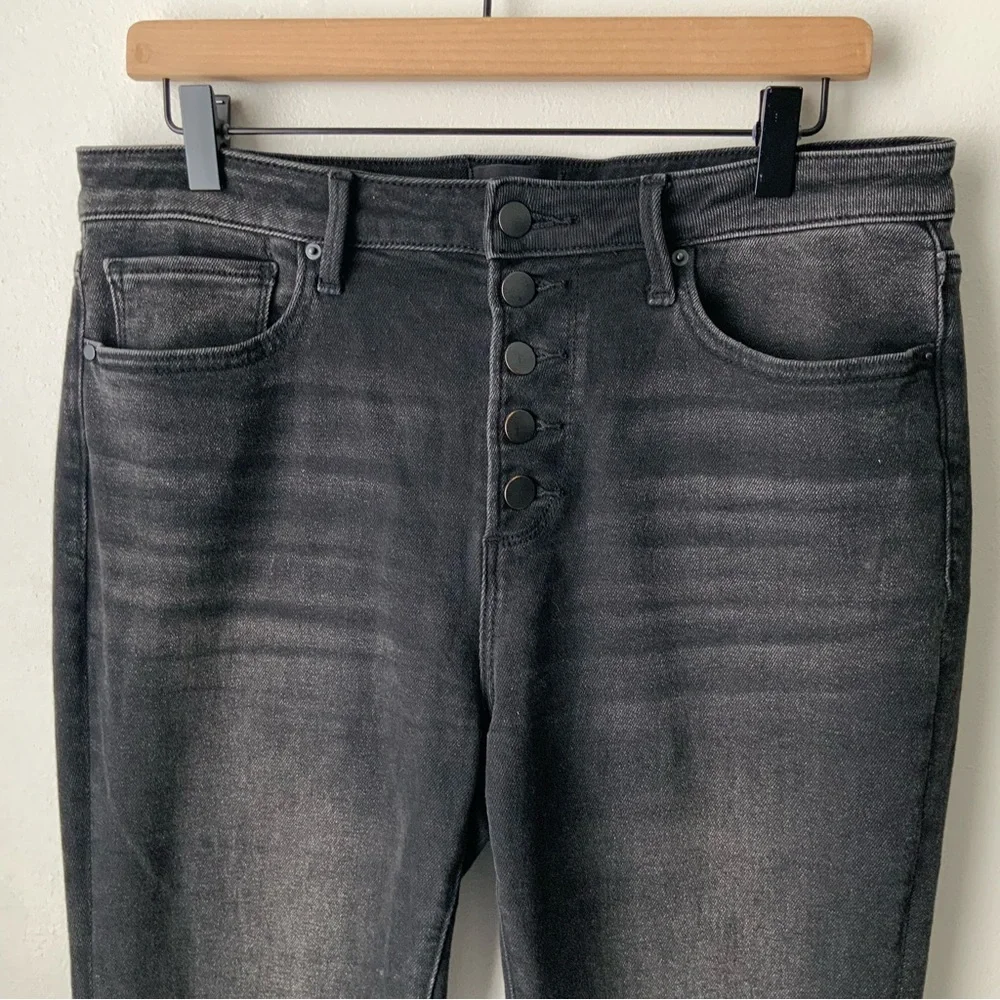 DRIFTWOOD Wyatt Mid-Rise Bootcut Jeans Dark Wash Black Size 30